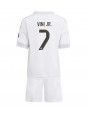 Real Madrid Vinicius Junior #7 Replika Hemmakläder Barn 2025-26 Kortärmad (+ byxor)